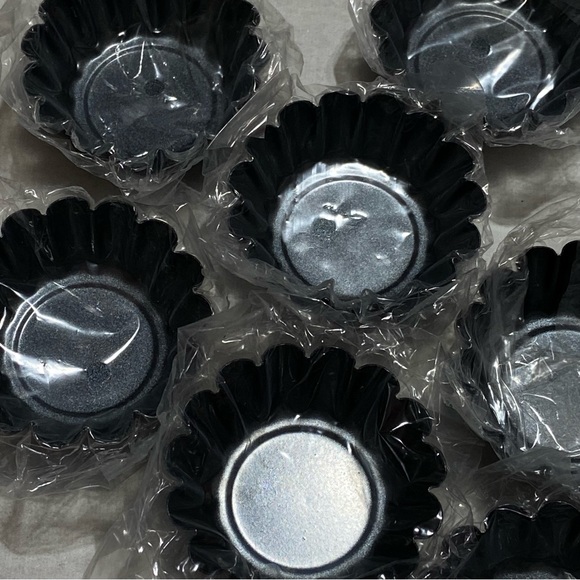 Egg Tart Molder Baking Shell 3 Inches 10 Pieces heavy duty Steel - Picture 4 of 5